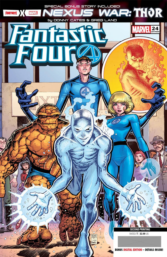 Fantastic Four Vol 6 #24 Cover K 2nd Ptg Arthur Adams Variant Cover