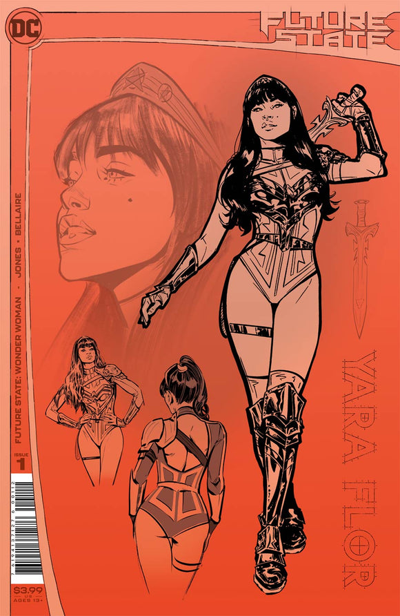 Future State Wonder Woman #1 Cover E 2nd Ptg Joelle Jones Design Variant Cover