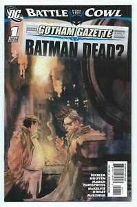 Gotham Gazette Batman Dead #1 (Batman Battle For The Cowl Tie-In)
