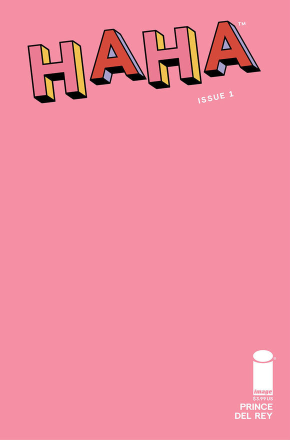 HAHA #1 Cover C Variant Blank Cover