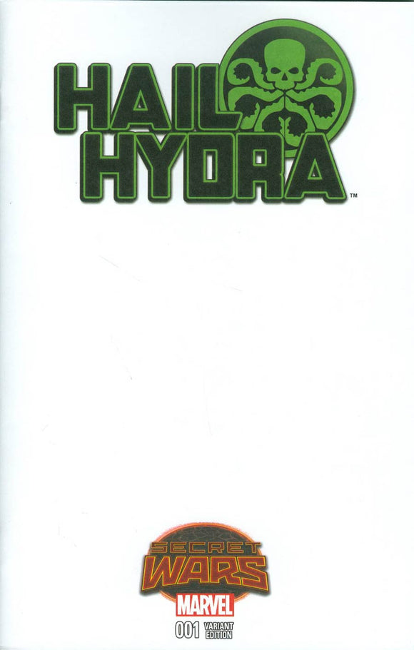 Hail Hydra #1 Cover B Variant Blank Cover (Secret Wars Warzones Tie-In)
