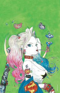 Harley Quinn Vol 4 #1 Cover E Incentive Lunar Thank You Yoshitako Amano Green Variant Cover