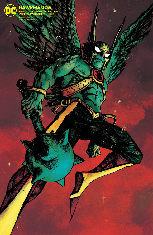 Hawkman Vol 5 #26 Cover B Variant Sebastian Fiumara Cover