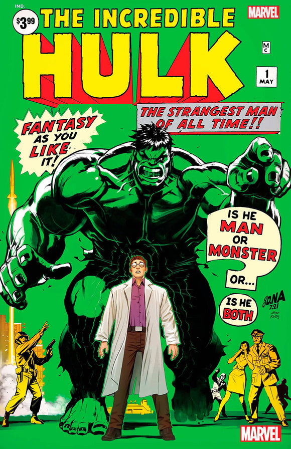 Hulk Vol 5 #3 Cover B Variant David Nakayama Classic Homage Cover