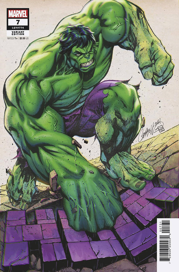 Hulk Vol 5 #7 Cover C Variant J Scott Campbell Cover (Banner Of War Part 3)
