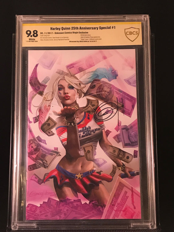 HARLEY QUINN 25TH ANNIVERSARY SPECIAL #1 9.8 CBCS SIGNATURE Series