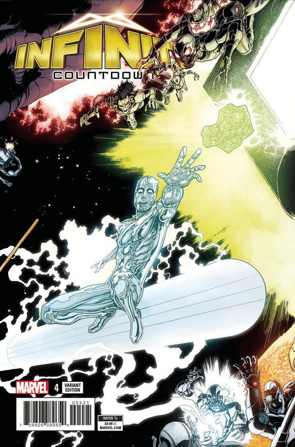 INFINITY COUNTDOWN #4 Cover B Variant Aaron Kuder Connecting Cover (4 Of 5)