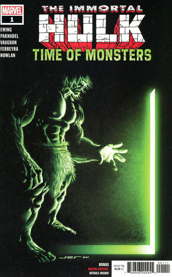 Immortal Hulk Time Of Monsters #1 (One Shot) Cover A Regular Juan Ferreyra Cover
