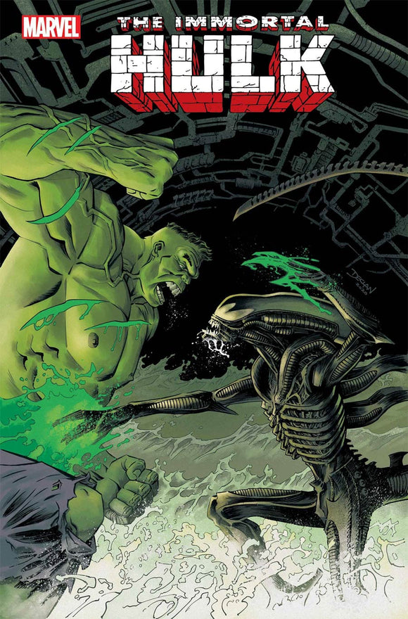 Immortal Hulk #43 Cover B Variant Declan Shalvey Marvel vs Alien Cover