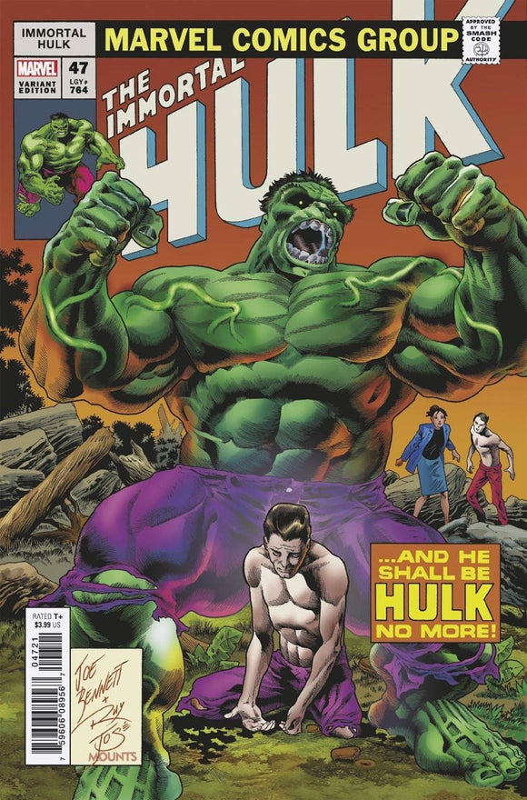Immortal Hulk #47 Cover C Variant Joe Bennett Homage Cover