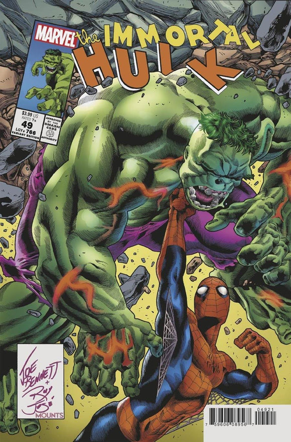 Immortal Hulk #49 Cover C Variant Joe Bennett Homage Cover