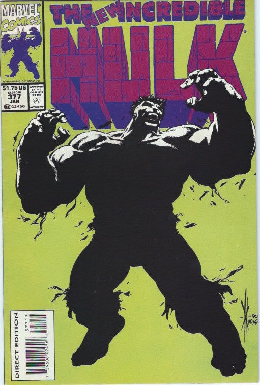 Incredible Hulk #377 3rd Ptg