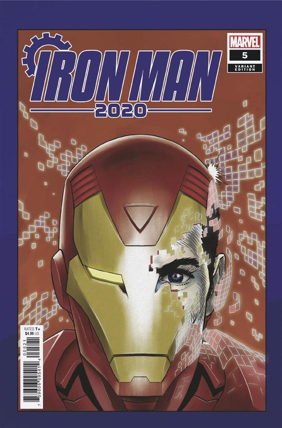 Iron Man 2020 #5 Cover B Variant Superlog Heads Cover