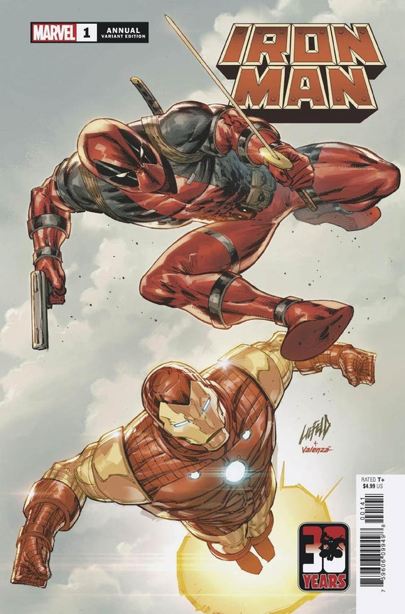Iron Man Vol 6 Annual #1 Cover D Variant Rob Liefeld Deadpool 30th Anniversary Cover (Infinite Destinies Tie-In)
