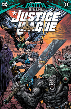JUSTICE LEAGUE #53 CVR A LIAM SHARP (DARK NIGHTS DEATH METAL)