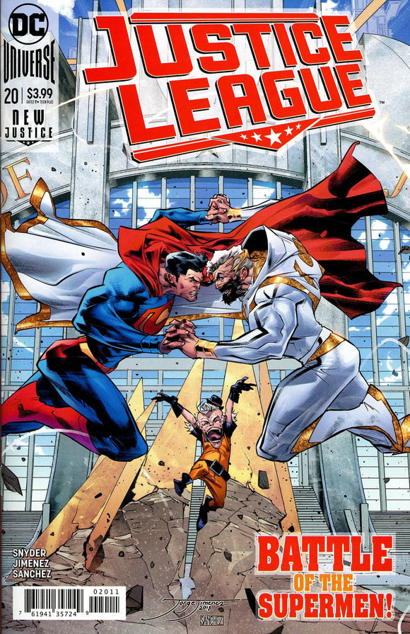 Copy of Justice League Vol 4 #20 Cover A Regular Jorge Jimenez Center Cover **DAMAGED**