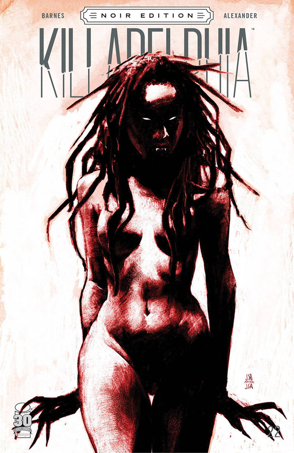 Killadelphia #22 Cover C Variant Jason Shawn Alexander Black & White Noir Edition