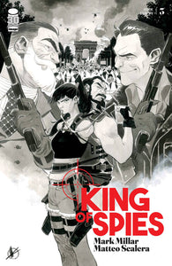 King Of Spies #3 Cover B Variant Matteo Scalera Black & White Cover