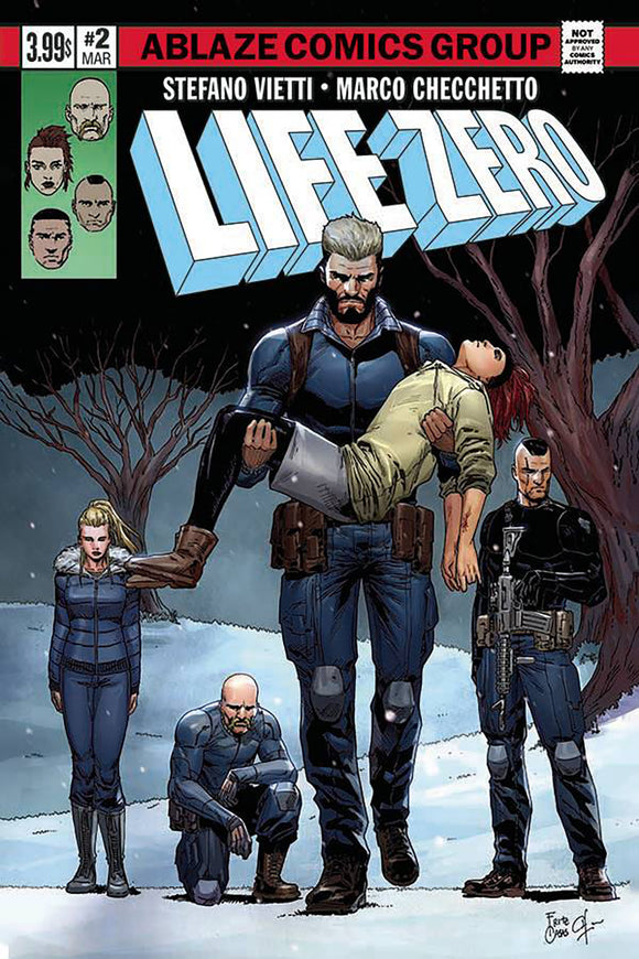 Life Zero #4 Cover D Variant Fritz Casas Uncanny X-Men 167 Parody Homage Cover