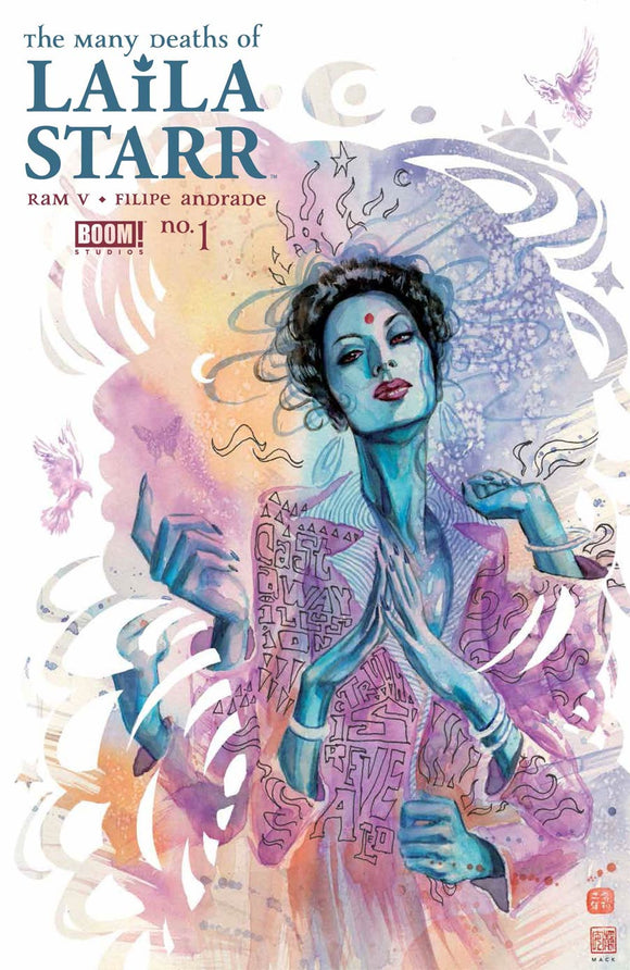 Many Deaths Of Laila Starr #1 Cover B Variant David Mack Death Foil Cover