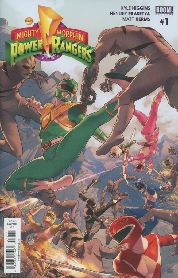 Mighty Morphin Power Rangers #1 Cover A Regular Jamal Campbell Cover