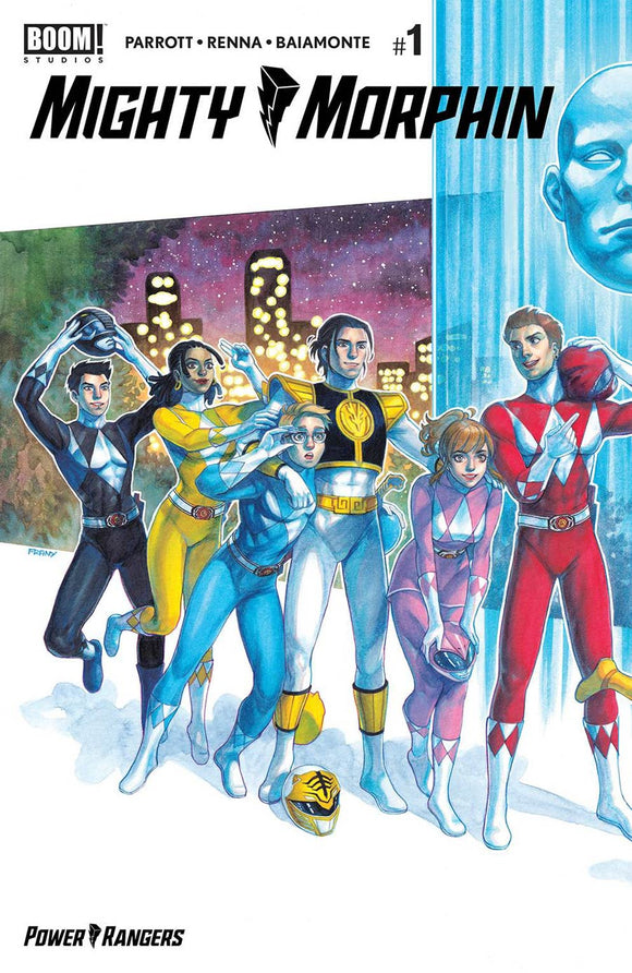 Mighty Morphin #1 Cover O 2nd Ptg FRANY Connecting Variant Cover