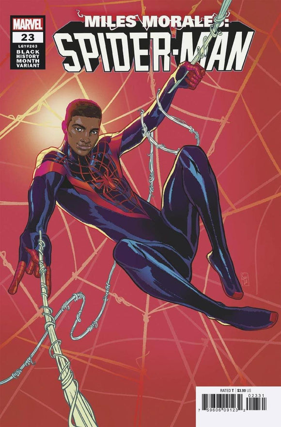 Miles Morales Spider-Man #23 Cover B Variant Ernanda Souza Black History Month Cover (King In Black Tie-In)
