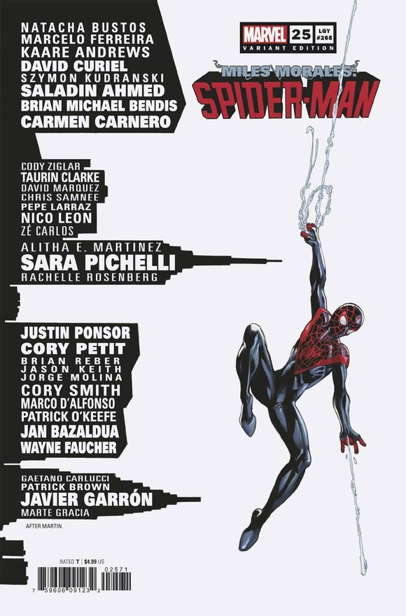 Miles Morales Spider-Man #25 Cover E Variant Mark Bagley Skyline Cover