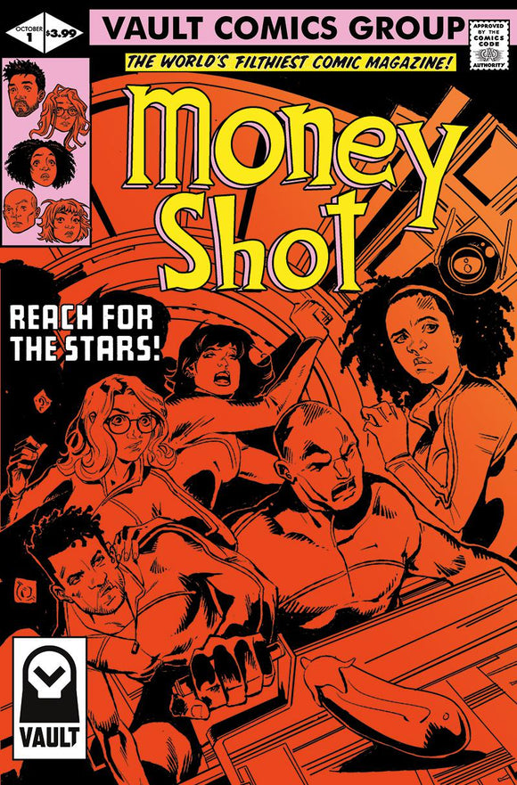Money Shot #1 Cover B Variant Tim Daniel Vault Vintage Honoring Cover