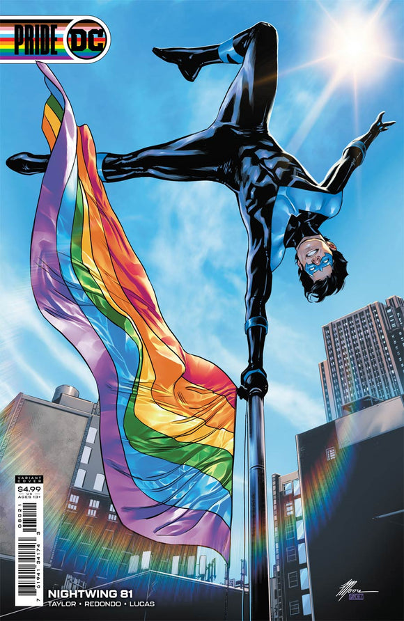 Nightwing Vol 4 #81 Cover C Variant Travis Moore Pride Month Card Stock Cover