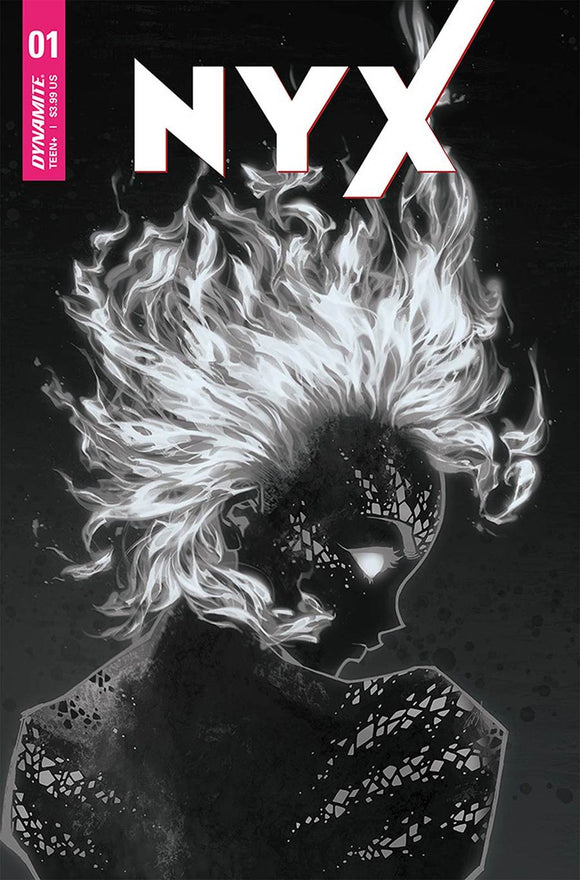 Nyx (Dynamite Entertainment) #1 Cover F Incentive Rose Besch Black & White Cover