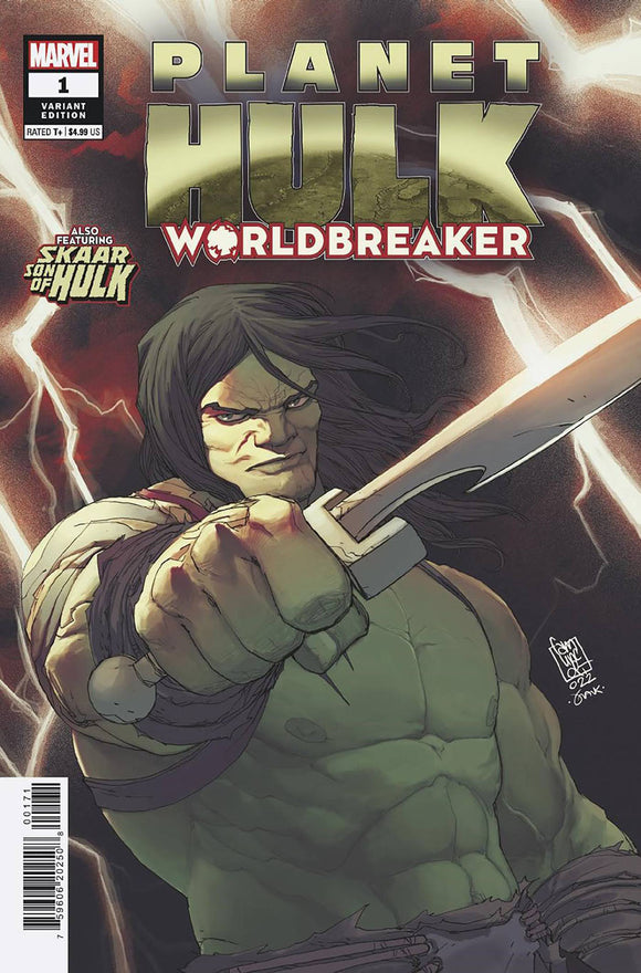 Planet Hulk Worldbreaker #1 Cover C Variant Giuseppe Camuncoli Skaar Cover