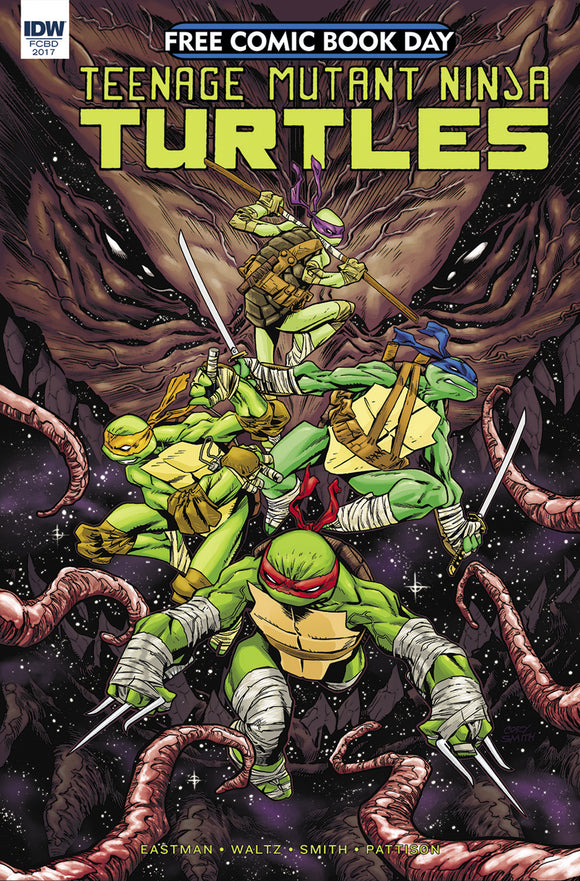 Teenage Mutant Ninja Turtles Prelude To Dimension X FCBD 2017