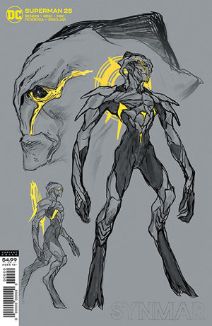 SUPERMAN #25 INC 1:25 IVAN REIS SYNMAR CARD STOCK VAR