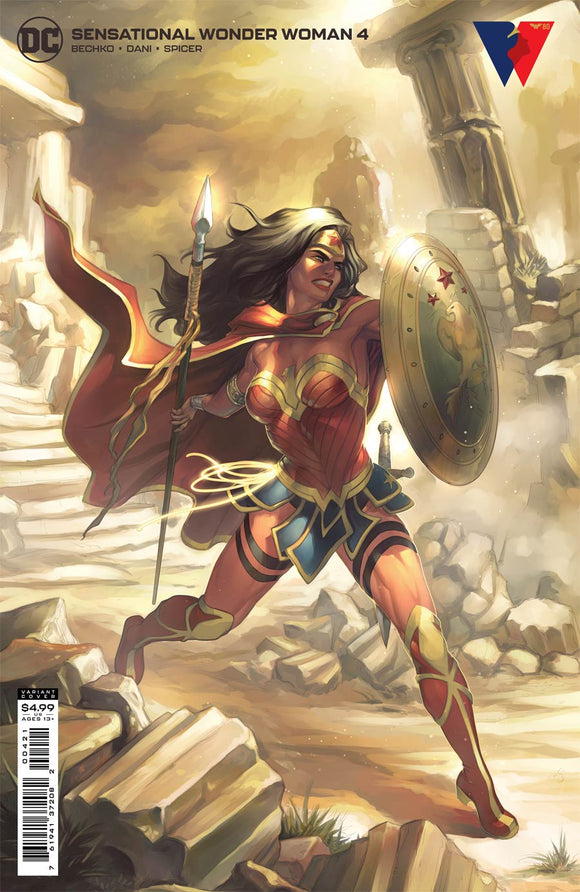 Sensational Wonder Woman #4 Cover B Variant Meghan Hetrick Card Stock Cover
