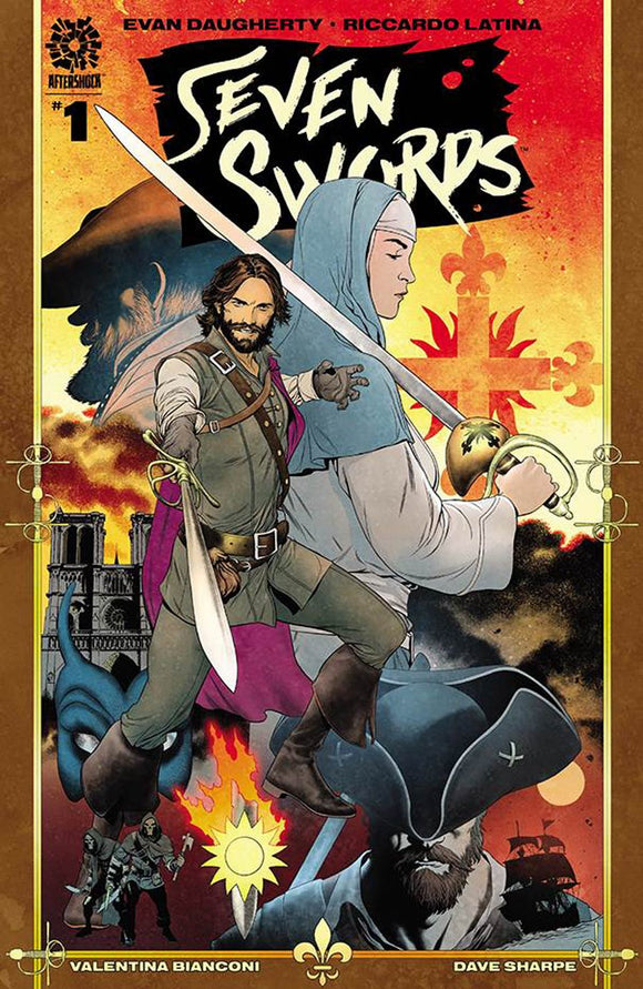 Seven Swords #1 Cover A Regular Andy Clarke & Jose Villarrubia Cover
