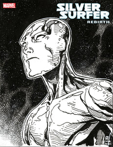 Silver Surfer Rebirth #1 Cover B Variant Jim Cheung Headshot Sketch Cover