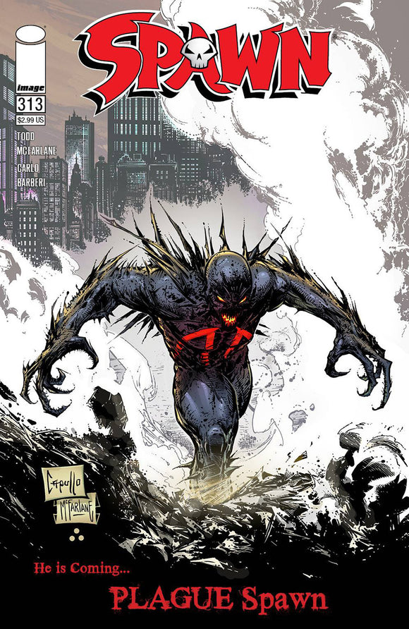 Spawn #313 Cover C Variant Greg Capullo & Todd McFarlane Cover