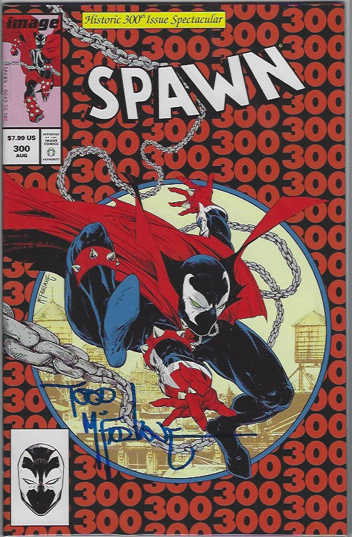 Spawn #300 Cover J Variant Todd McFarlane 300 Parody Cover **Signed**