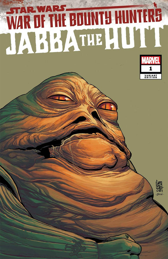 Star Wars War Of The Bounty Hunters Jabba The Hutt #1 (One Shot) Cover C Variant Giuseppe Camuncoli Headshot Cover