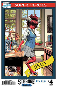 Strange Academy Finals #4 Cover B Variant Dustin Weaver Trading Card Cover