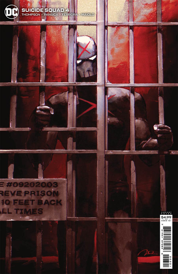 Suicide Squad Vol 6 #4 Cover B Variant Gerald Parel Card Stock Cover
