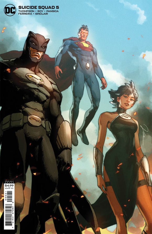 Suicide Squad Vol 6 #5 Cover B Variant Gerald Parel Card Stock Cover
