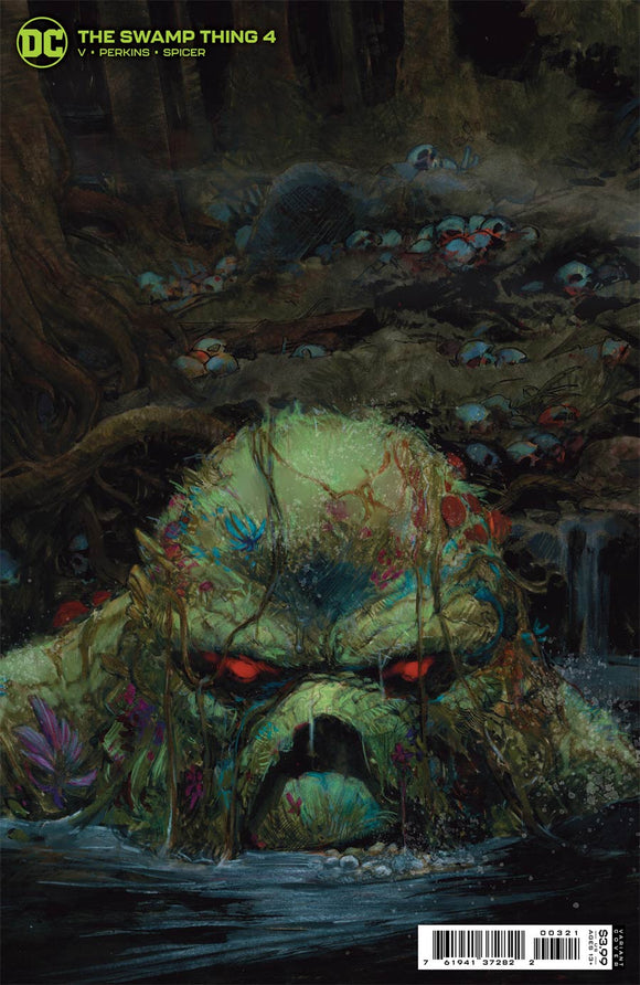 Swamp Thing Vol 7 #4 Cover B Variant Gerardo Zaffino Card Stock Cover