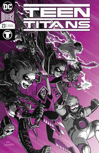 Teen Titans Vol 6 #23 Cover A Regular Nick Derington Enhanced Foil Cover