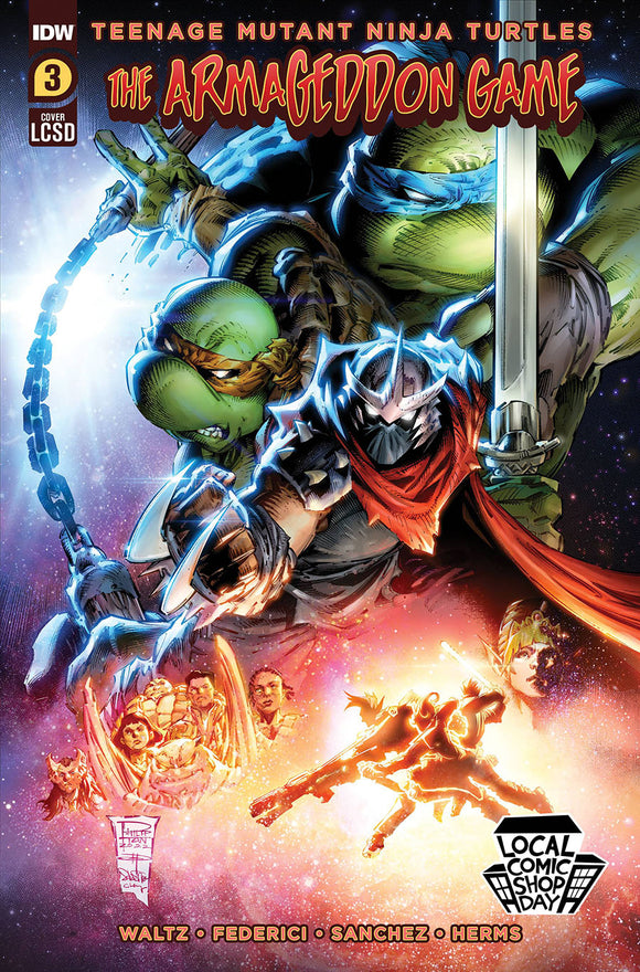 Teenage Mutant Ninja Turtles Armageddon Game #3 Cover E Variant LCSD 2022 Cover