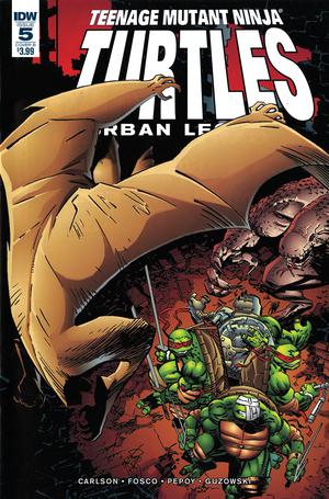 Teenage Mutant Ninja Turtles Urban Legends #5 Cover B Variant Frank Fosco & Erik Larsen Cover