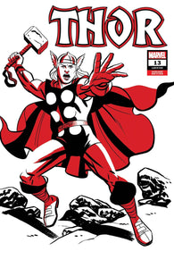 Thor Vol 6 #13 Cover B Variant Michael Cho Thor Two-Tone Cover