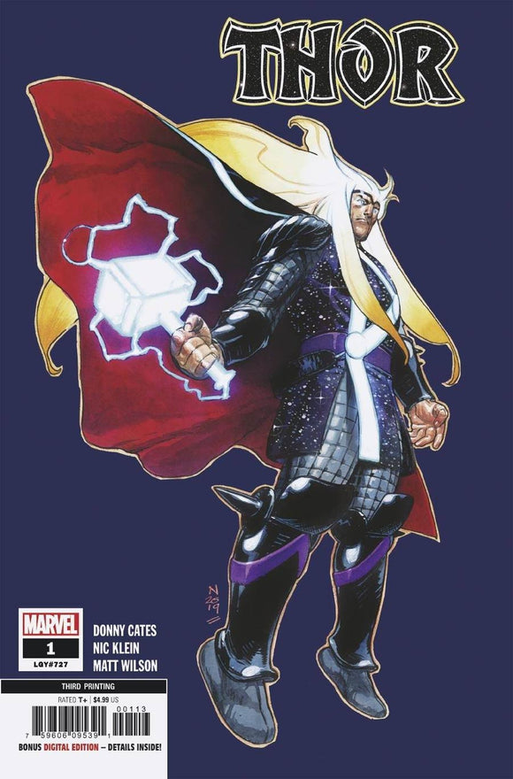 Thor Vol 6 #1 Cover X 3rd Ptg Nic Klein Variant Cover