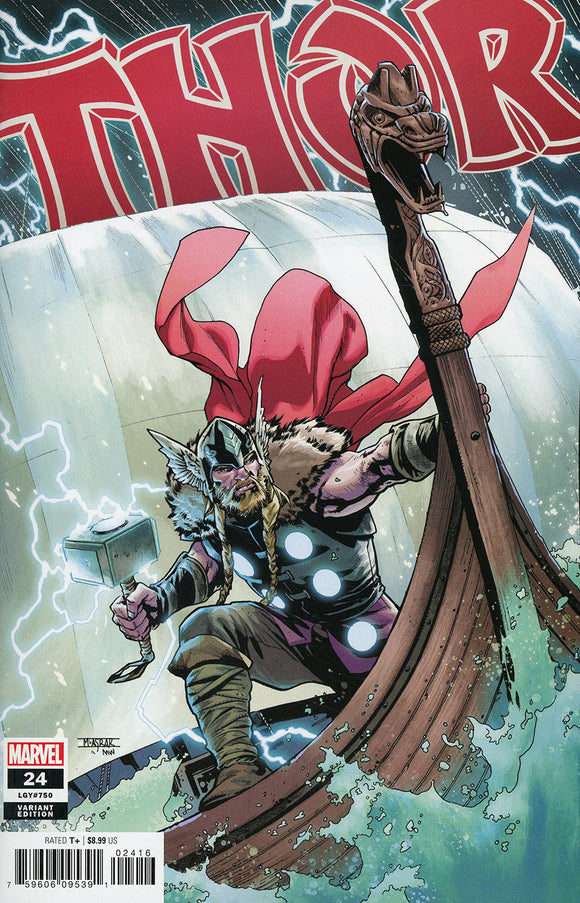 Thor Vol 6 #24 Cover G Variant Mahmud Asrar Cover (#750)